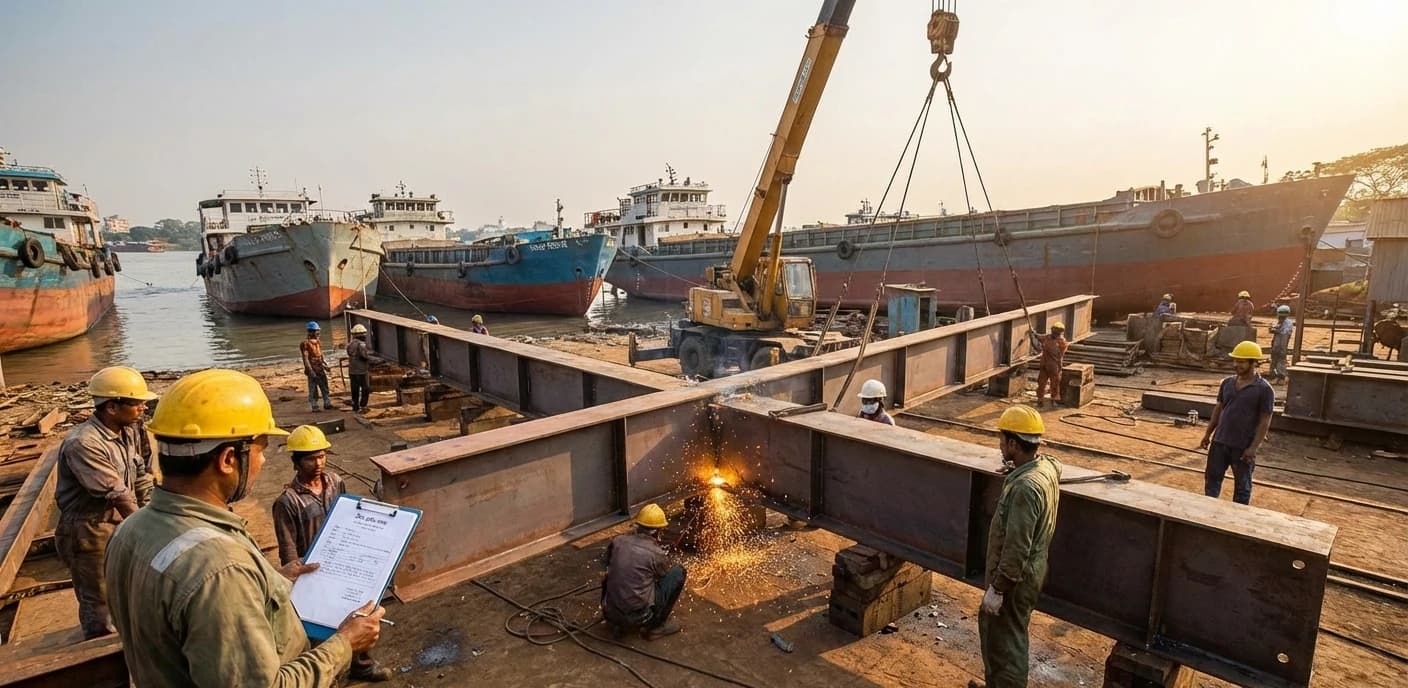 নির্মিতব্য নৌযানের কীল লেইং সনদ প্রদান (Keel Laying Certificate)