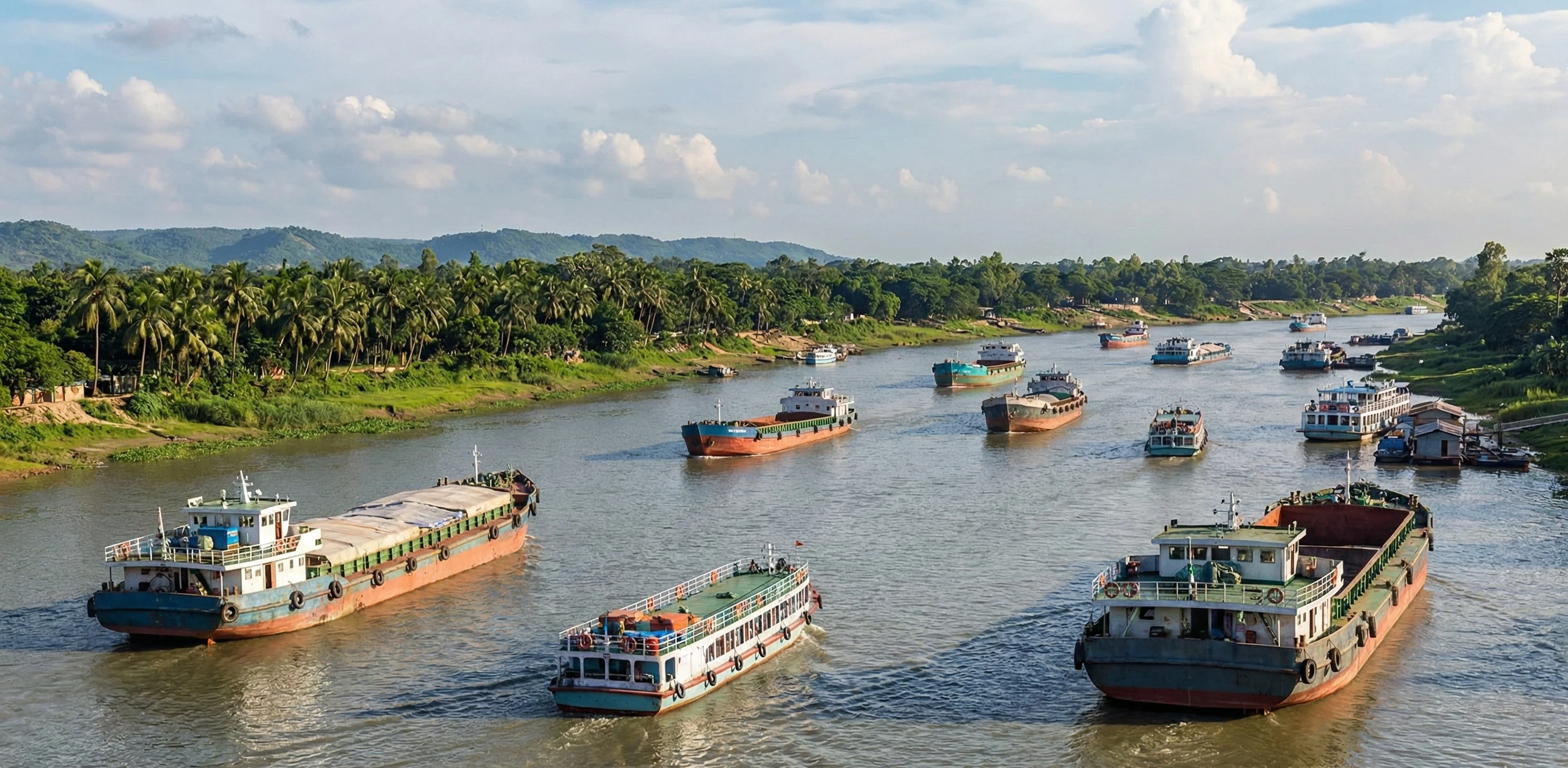 Inland water vessel services